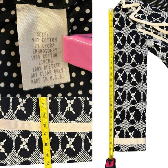 Nanette Lepore Embroidered Coat – Early 2000s, Size 2 - Picture 7 of 9